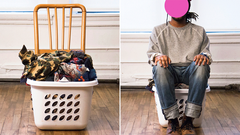 Illustration for article titled The Hamper Chair Is Your New Best Excuse For Never Doing Laundry